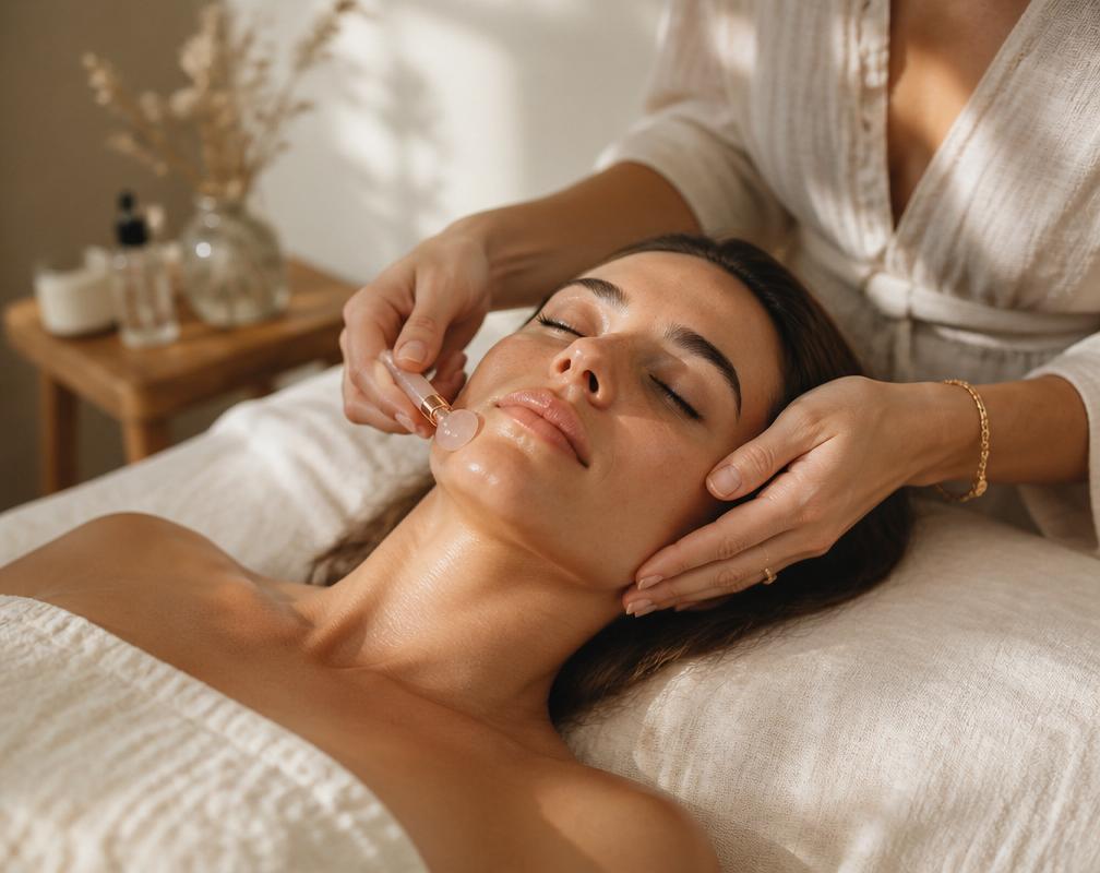 Glow facial treatment at Inde Salon